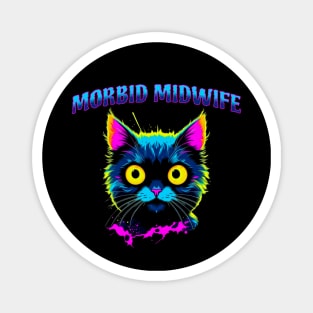 Morbid Midwife Doula Cat Magnet